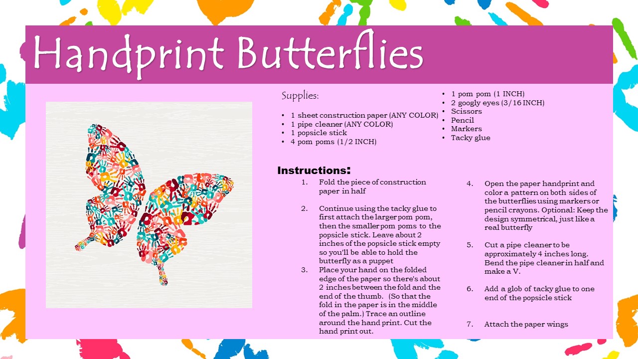 Handprint Butterflies 