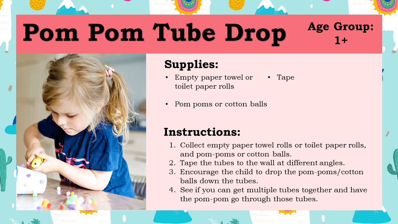 Pom Pom Tube Drop 