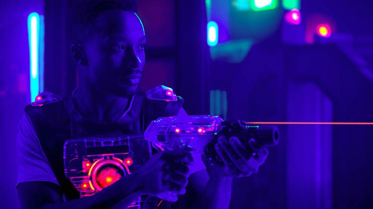 Outdoor Laser Tag-Night Mode