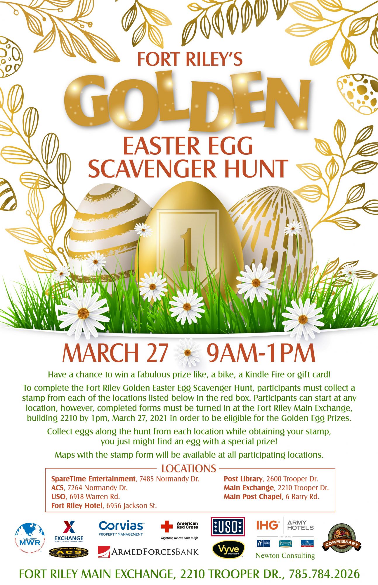 View Event Fort Riley's Golden Easter Egg Hunt Ft. Riley US Army MWR