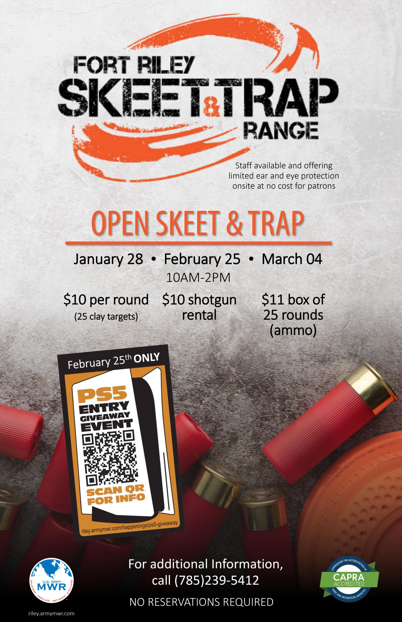 View Event :: Open Skeet and Trap :: Ft. Riley :: US Army MWR